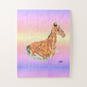 Puzzel: Race binnen de hemel Legpuzzel