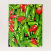 Puzzel - Rode en Groene Peppers Legpuzzel (Verticaal)
