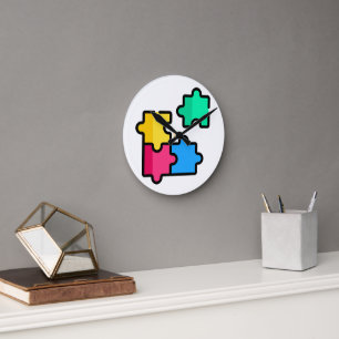 puzzel ronde klok