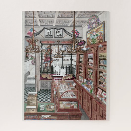 PUZZEL - Sigarenwinkel, 1901 - P. Harnly Legpuzzel (Verticaal)