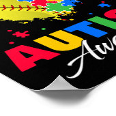 Puzzel Softbyll Hart Autisme Bewustzijn Autistisch Poster (Hoek)