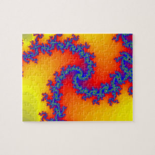 Puzzel: Spiral Fractal Design Legpuzzel