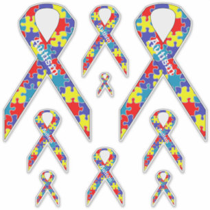 [Puzzel stukken] Autisme Awareness Lint Vinyl Sticker