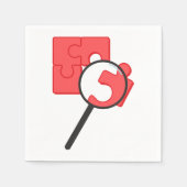 Puzzel Stukken Papieren servetten (Voorkant)
