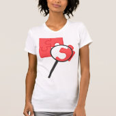 Puzzel Stukken Vrouwen T-shirt (Voorkant)