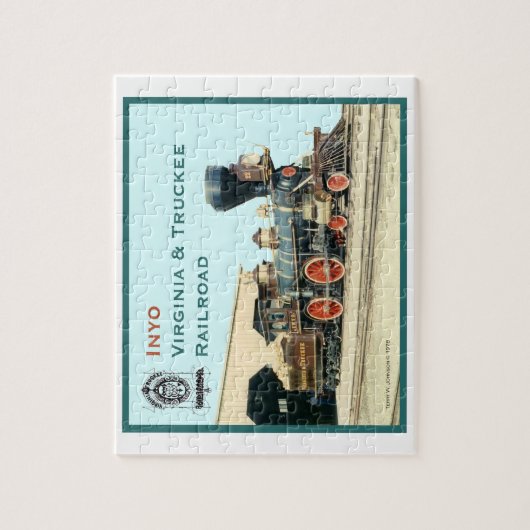 puzzel - V&T Railroad engine Inyo (Verticaal)
