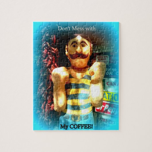 puzzel van de koffieminnaar legpuzzel (Verticaal)