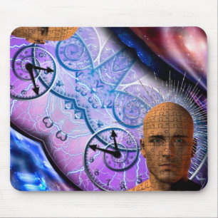 puzzel van de tijd muismat