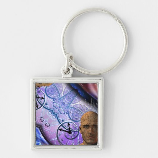 puzzel van de tijd sleutelhanger (Voorkant)