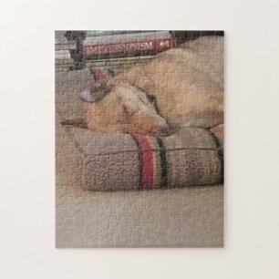 Puzzel van een foto van mijn hond, Hella:)