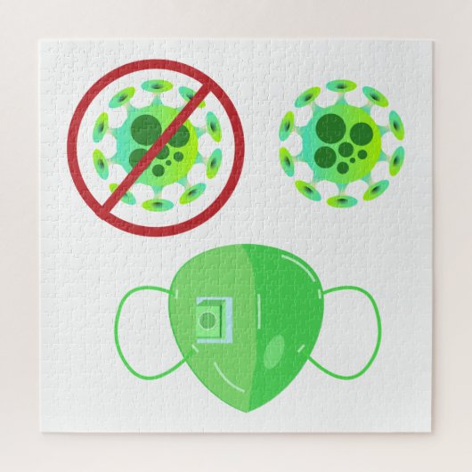 puzzel van het coronavirus (Verticaal)