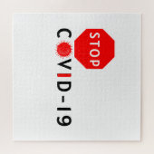 puzzel van het coronavirus legpuzzel (Horizontaal)