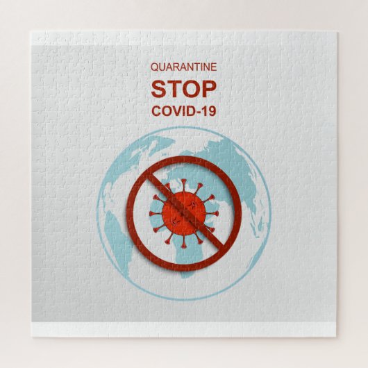 puzzel van het coronavirus legpuzzel (Verticaal)