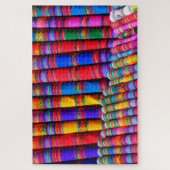 puzzel van het mexicaanse patroonweefsel legpuzzel (Verticaal)