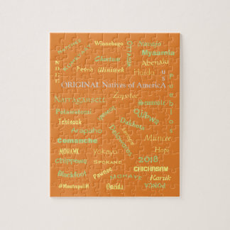 Puzzel van Native American Names, door metropool