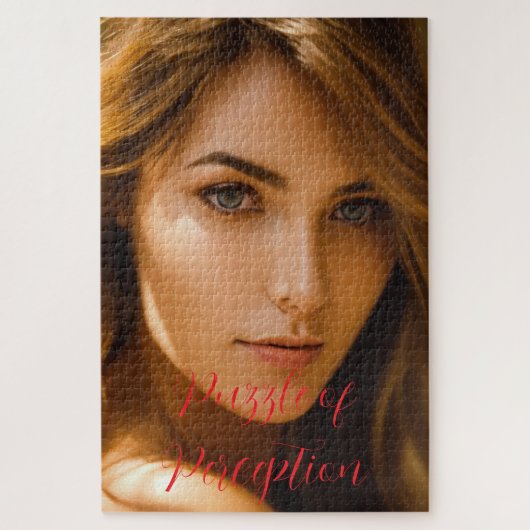 Puzzel van Perceptie Mooie Meisje Puzzel Legpuzzel (Verticaal)