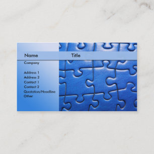 puzzel visitekaartje