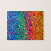 Puzzel vloeibare kleuren legpuzzel (Horizontaal)