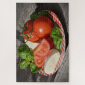 puzzel voor kaas en tomaten legpuzzel (Verticaal)