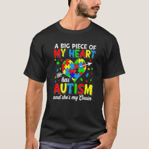 Puzzel voor mijn neef/kleinzoon Autisme bewustzijn T-shirt