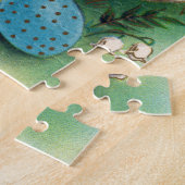 puzzel voor paasbroodretro legpuzzel (Zijkant)