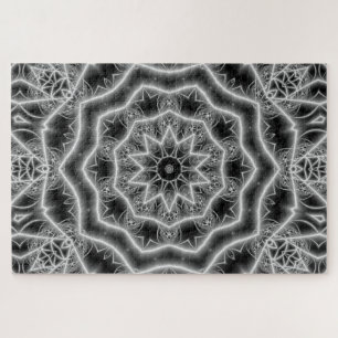 puzzel voor zwarte en witte tulpen