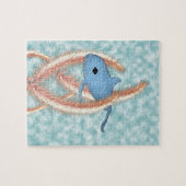 Puzzel - Walvis Zwemmen door gras (Horizontaal)