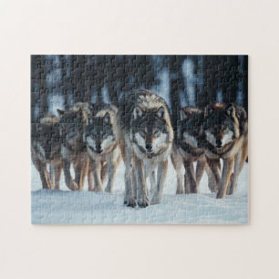 Puzzel Yellowstone Wolven