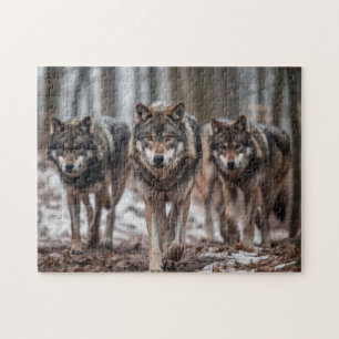 Puzzel Yellowstone Wolven