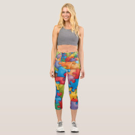 Puzzel Yoga Leggings – Unieke Fitness & Activewear