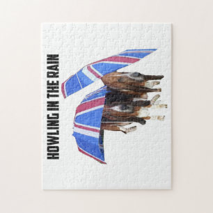 puzzelaarding in de regen legpuzzel