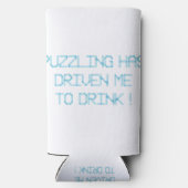 PUZZELEN DRIJFT ME NAAR DE DRINK (Achterkant)