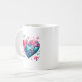 Puzzelhart Koffiemok (Voorkant links)