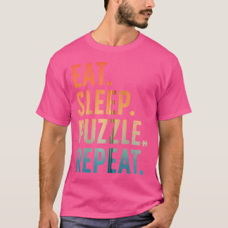 Puzzelkunst voor mannen Vrouwen Puzzelstuk Legpuzz T-shirt