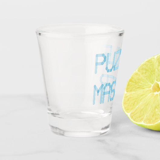 PUZZELMEESTER SHOT GLAS (Links)