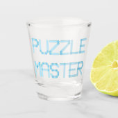 PUZZELMEESTER SHOT GLAS (Voorkant)