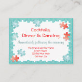 Puzzelpuzzelontvangstbehuizing Kaart Invoegen (Voorkant)