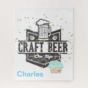 Puzzels Ambachtelijk bier Verjaardag Cupcake
