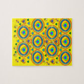 Puzzels Colorful Rainbows Yellow Bumblebee Hearts (Horizontaal)
