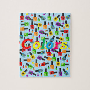 Puzzels Colours Fruit Nail Pools