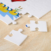 Puzzels Gele Eenden Rode Harten (Zijkant)