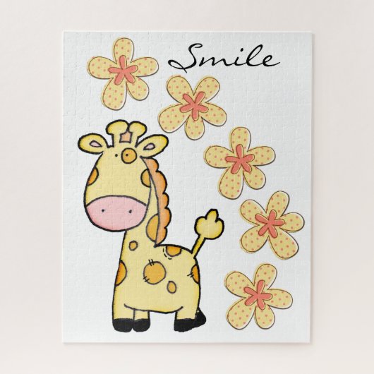 Puzzels Giraffe Smile (Verticaal)