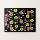 Puzzels, Happy 5th Birthday, #5 Black Legpuzzel (Horizontaal)