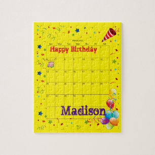 Puzzels, Happy Birthday March 2022 Jigzaag Puzzle Legpuzzel