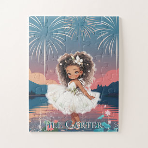 PUZZELS: KIND Afro-Amerikaanse Prinses Legpuzzel