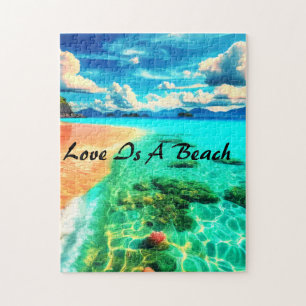 PUZZELS: Liefde is een strand puzzel