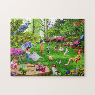 puzzels natuur puzzel voor kinderen hond