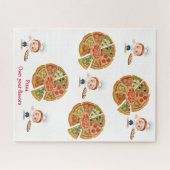 Puzzels Pizza Pie Ewn uw Flavors (Horizontaal)