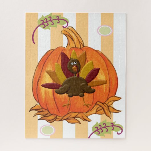 Puzzels Pompoen Sinaasappel Turkije (Verticaal)