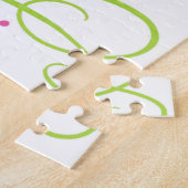 Puzzels Rood & Wit Bloemig Bloemen (Zijkant)